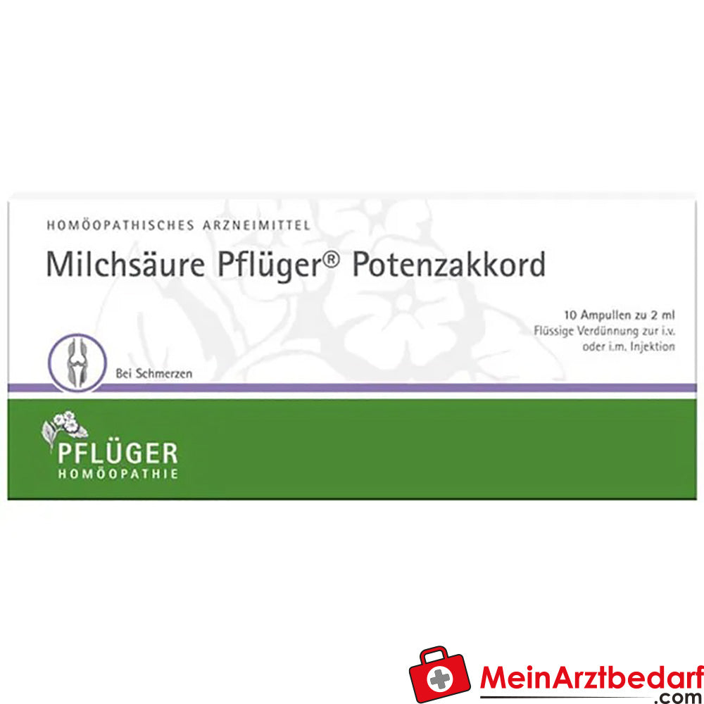 Milchsäure Pflüger® Potenzakkord.