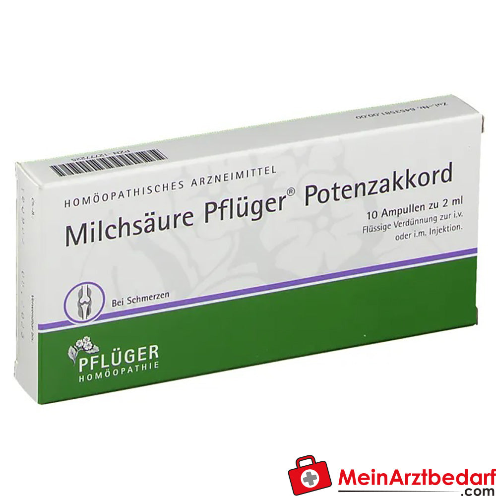 Milchsäure Pflüger® Potenzakkord.