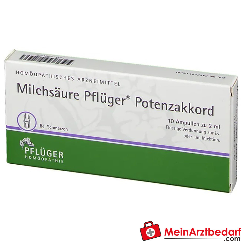 Milchsäure Pflüger® Potenzakkord.
