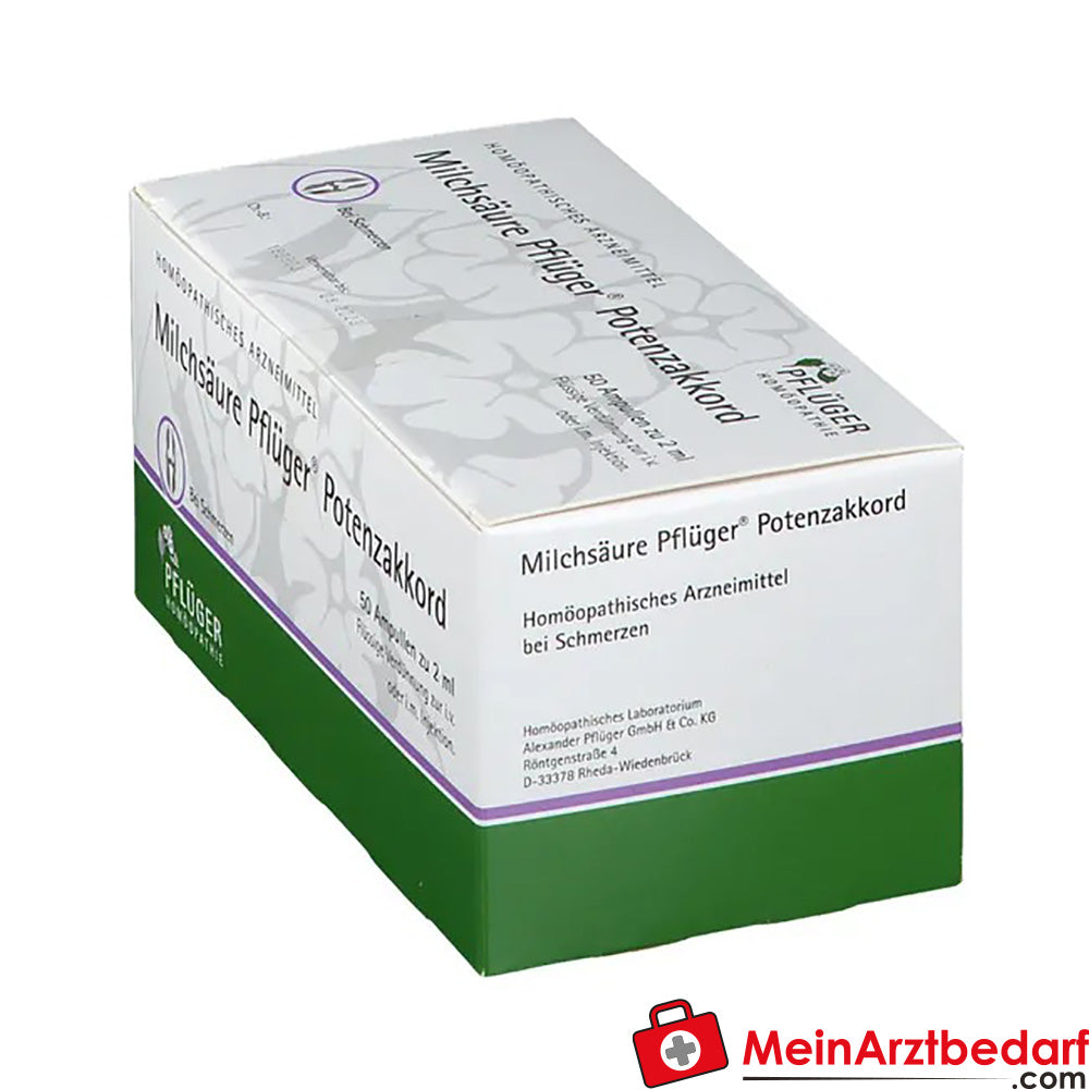 Milchsäure Pflüger® Potenzakkord.