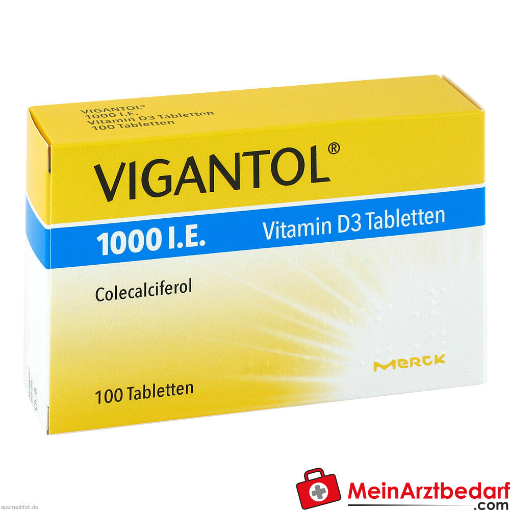 Vigantol 1000 I.E. Vitamin D3.