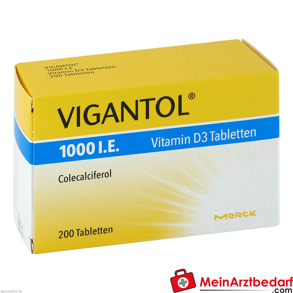 Vigantol 1000 I.E. Vitamin D3.