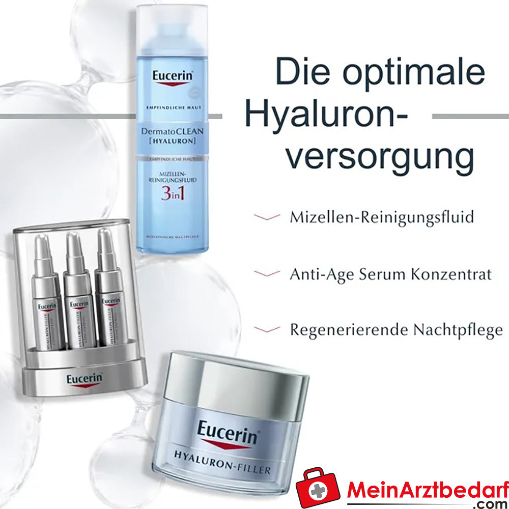 Eucerin® Hyaluron-Filler Tagespflege|für normale Haut bis Mischhaut, 50ml.