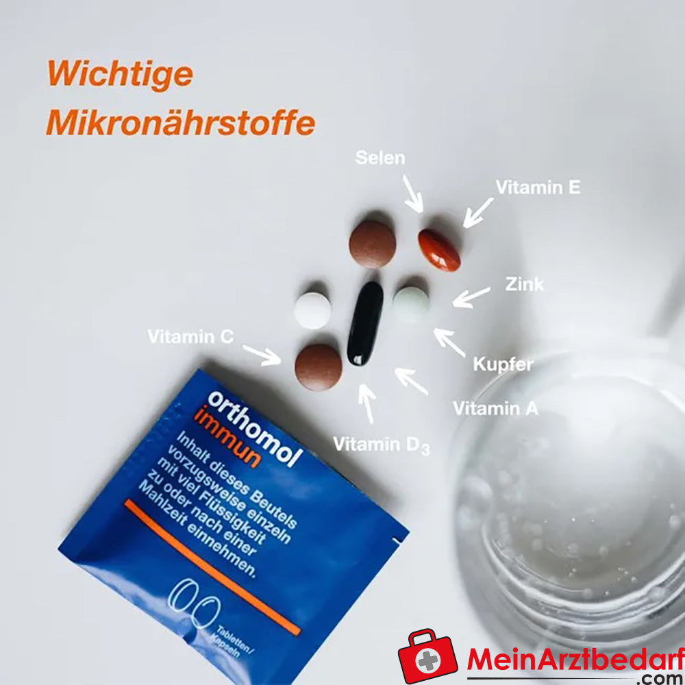 Orthomol Immun - mit Vitamin C, Vitamin D und Zink - Tabletten/Kapseln, 30 St..