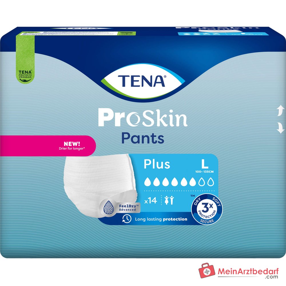 TENA Pants Plus Large Einweg-Pants L Hüftumfang 100–135 cm 4x14 Stück
