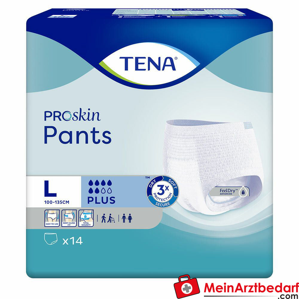 TENA Pants Plus L bei Inkontinenz.
