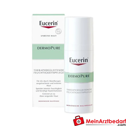 Eucerin® DermoPure Therapiebegleitende Feuchtigkeitspflege – für ausgetrocknete und irritierte Haut, 50ml.