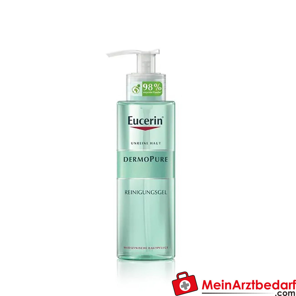Eucerin® DermoPure Reinigungsgel – Gegen Pickel und unreine Haut, 200ml.