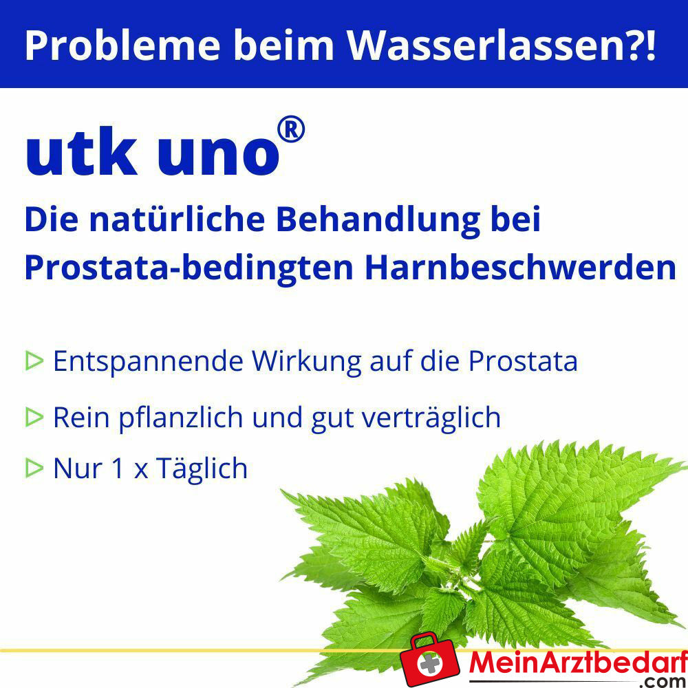 utk uno Filmtabletten B Brennnesselwurzel-Trockenextrakt Filmtabletten