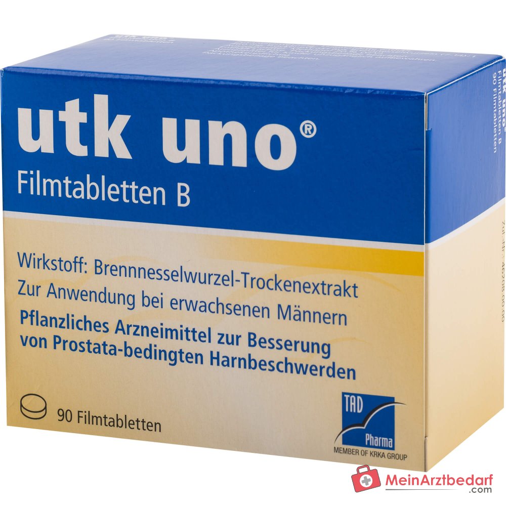TAD Pharma utk uno Brennnesselwurzel-Trockenextrakt Filmtabletten, 120 St.