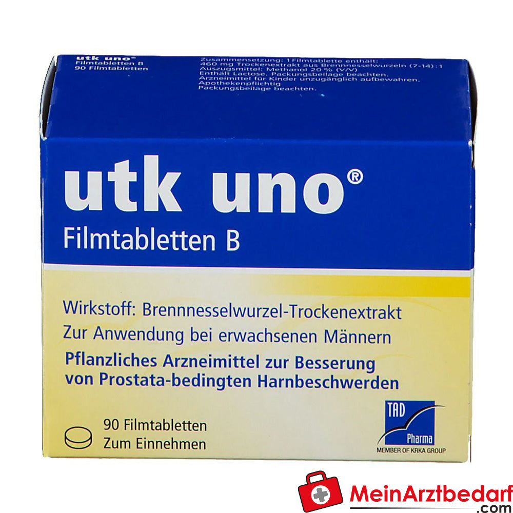 utk uno Filmtabletten B Brennnesselwurzel-Trockenextrakt Filmtabletten