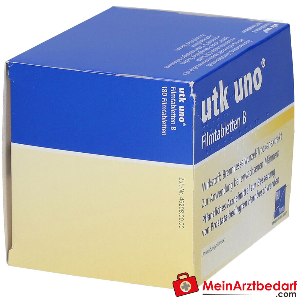 utk uno Filmtabletten B Brennnesselwurzel-Trockenextrakt Filmtabletten