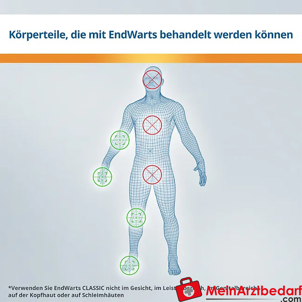 EndWarts CLASSIC: Lösung mit Ameisensäure gegen Warzen und Dornwarzen, 3ml.