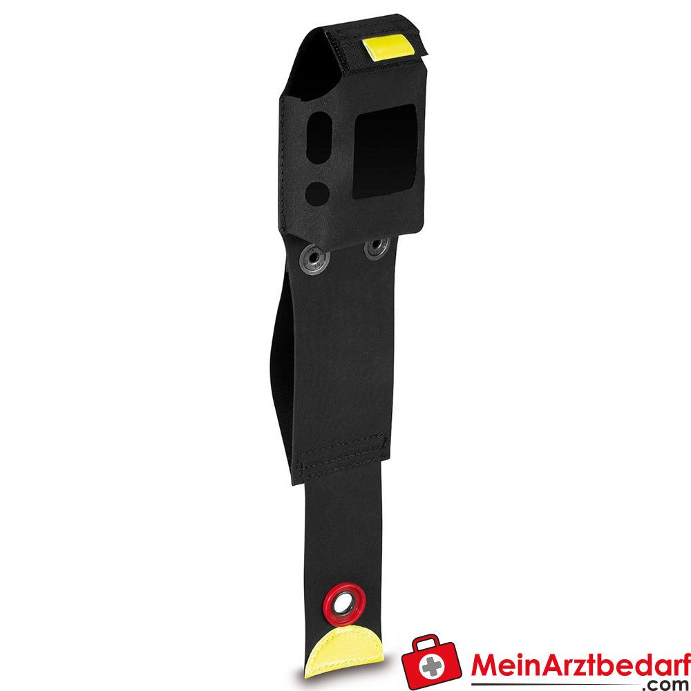 PAX Melderholster Gürtelholster für Swissphone QUADX35, BOSS 925/935 und Airbus P8ger, Kipp-Öffnung, Maße ab 6,5–11×3 cm