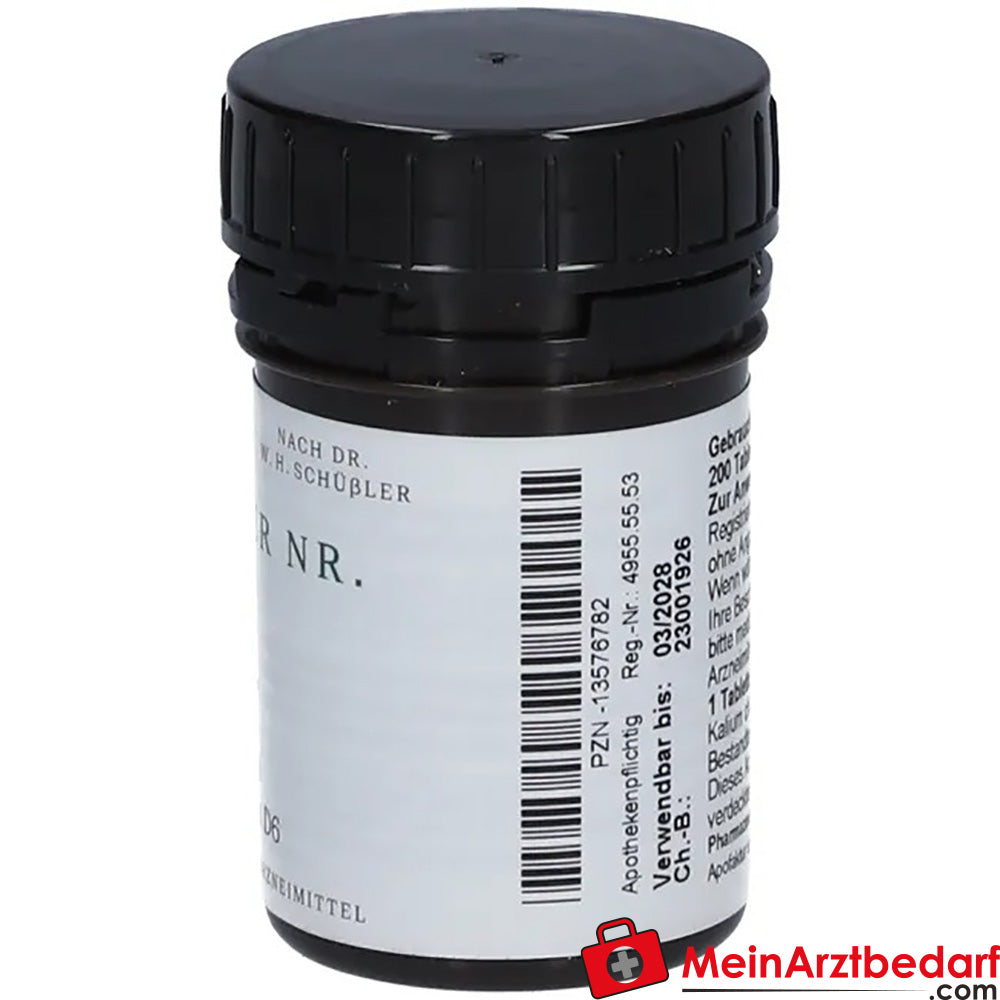 Schüßler Nr. 4 Kalium chloratum D6 Tabletten.