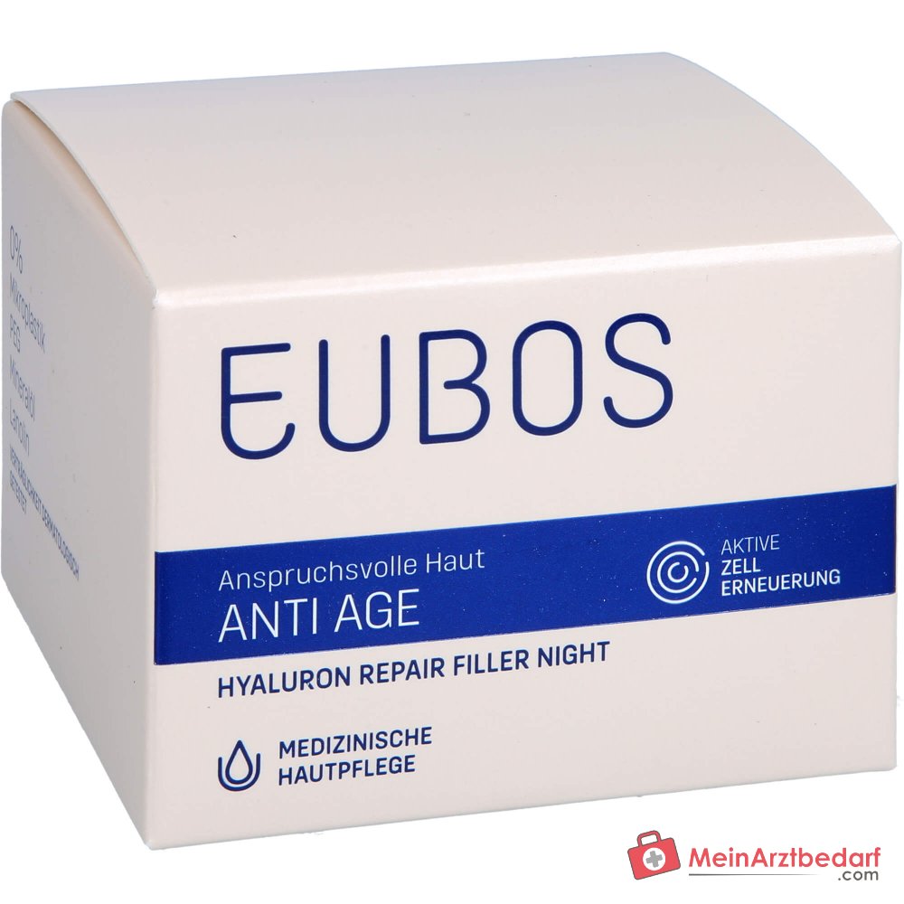 Eubos Anti Age Hyaluron Repair Filler Nacht Nachtcrème, 50 ml