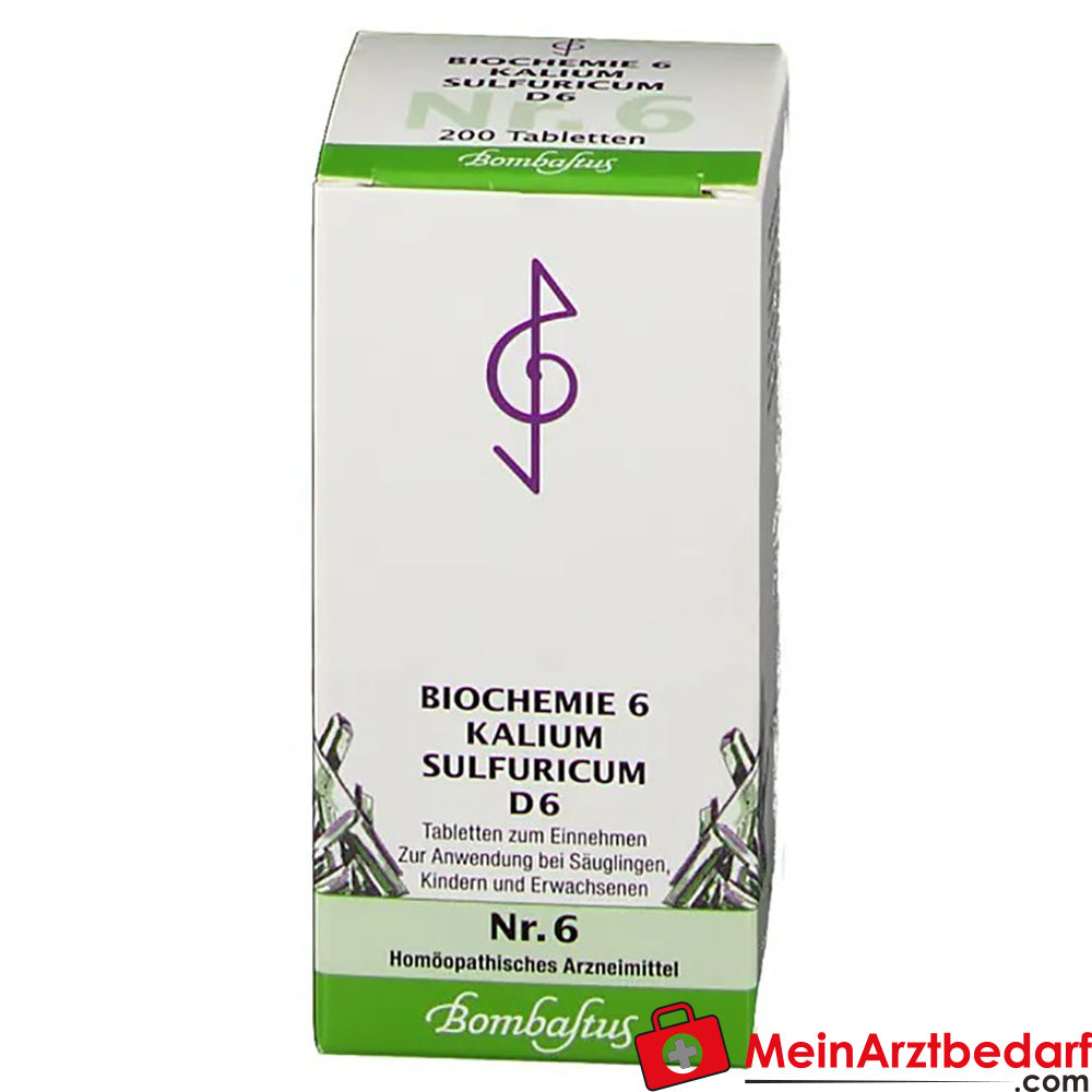 Bombastus Biochemie 6 Kalium sulfuricum D 6 Tabletten.
