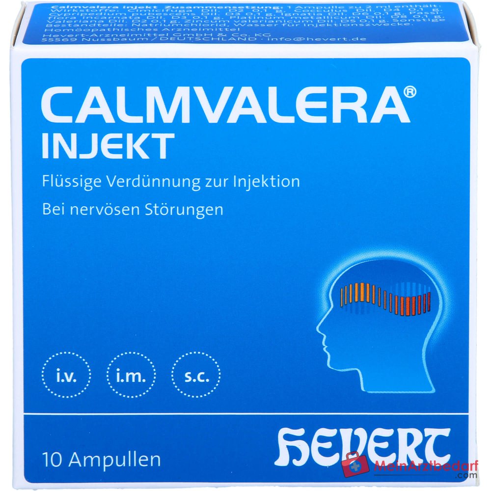 Hevert Calmvalera Injekt, 10 ampollas