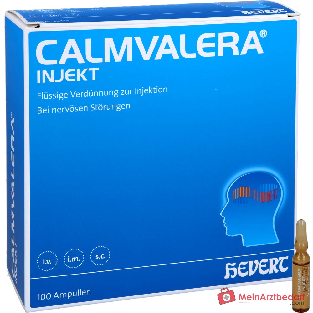 Hevert Calmvalera Injekt, 100 ampollas