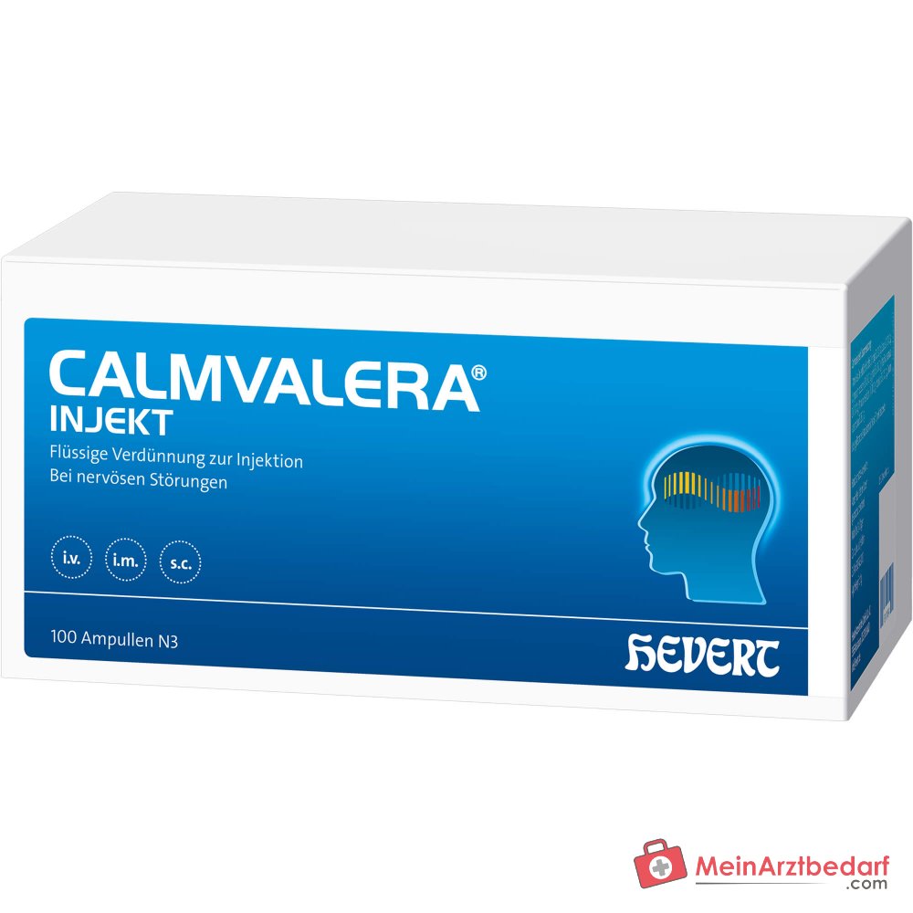 Hevert Calmvalera Injekt, 100 ampollas