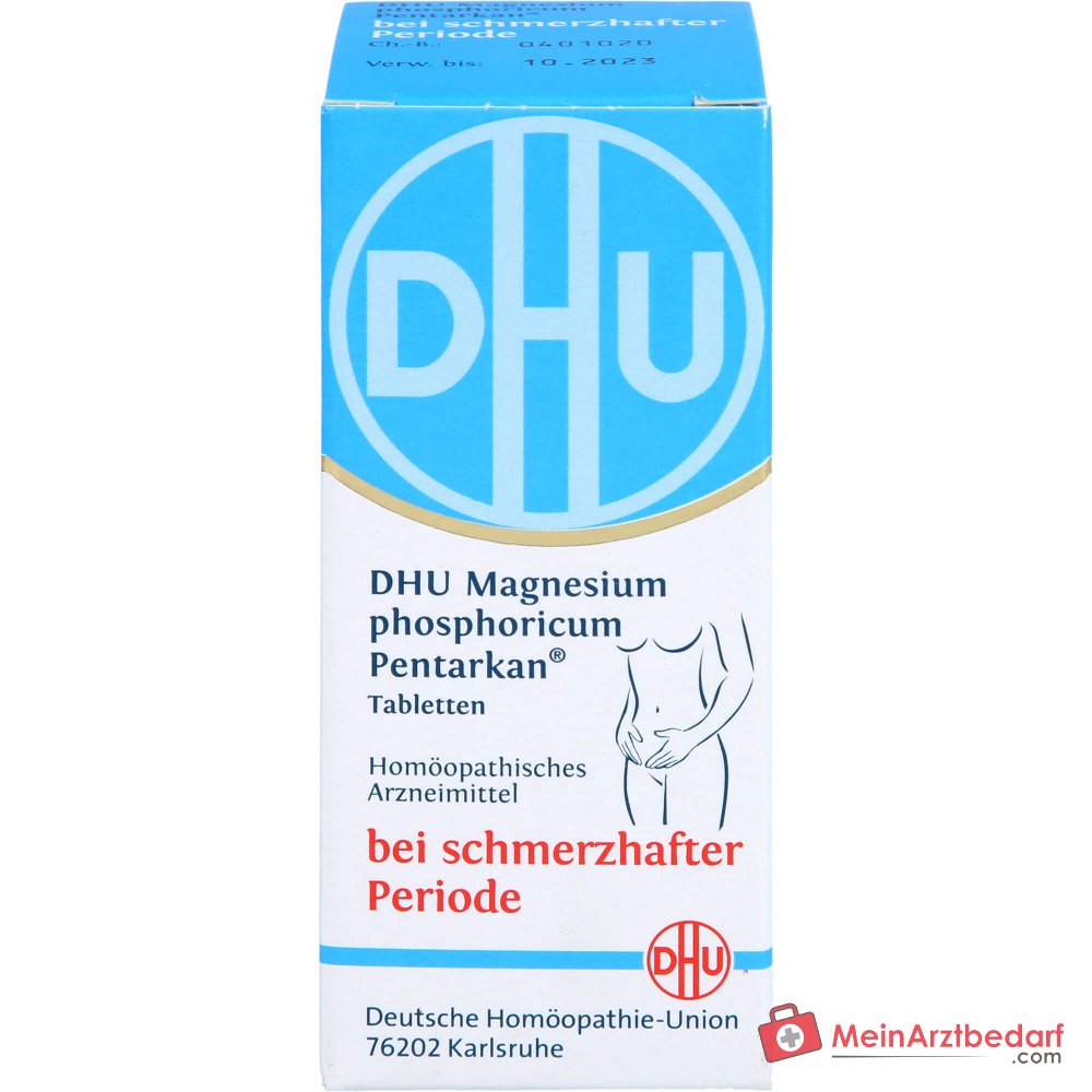 DHU Magnesium phosphoricum Pentarkan Magnesium phosphoricum / Chamomilla / Colocynthis / Potentilla anserina / Aesculus Tabletten, 80 St.