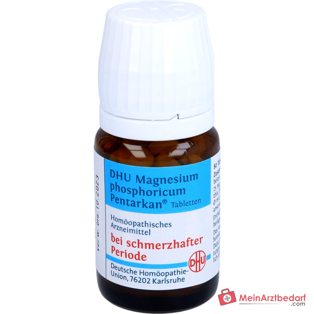DHU Magnesium phosphoricum Pentarkan Magnesium phosphoricum / Chamomilla / Colocynthis / Potentilla anserina / Aesculus Tabletten, 80 St.