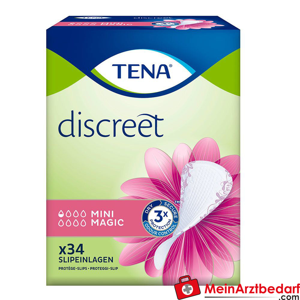 TENA Discreet Mini Magic Inkontinenz Slipeinlagen.