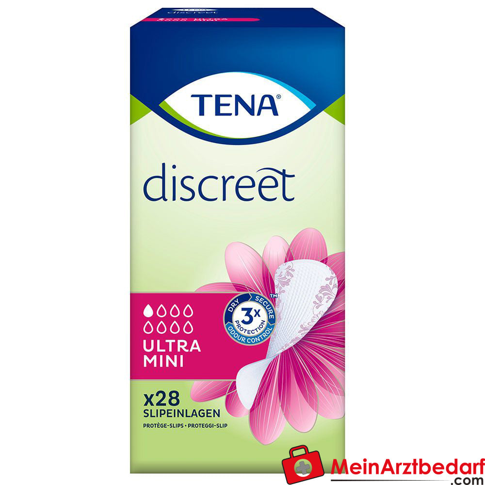 TENA Discreet Ultra Mini Inkontinenz Slipeinlagen.