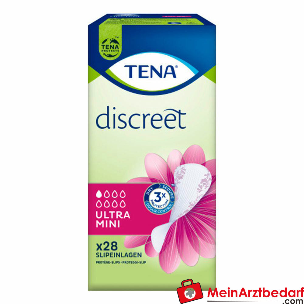 TENA Discreet Ultra Mini Inkontinenz Slipeinlagen.