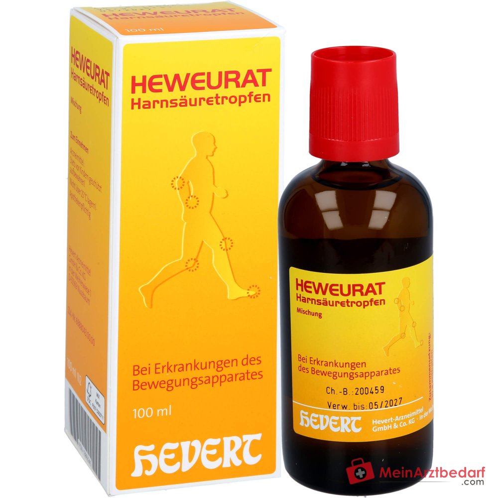 Hevert Heweurat Harnsäuretropfen, 100 ml