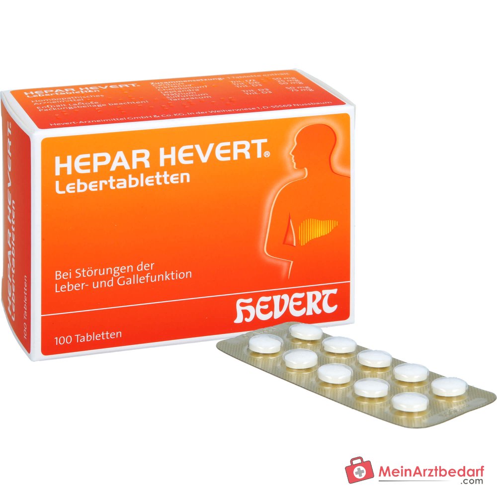 Hevert Hepar tabletki wątrobowe, 100 szt.