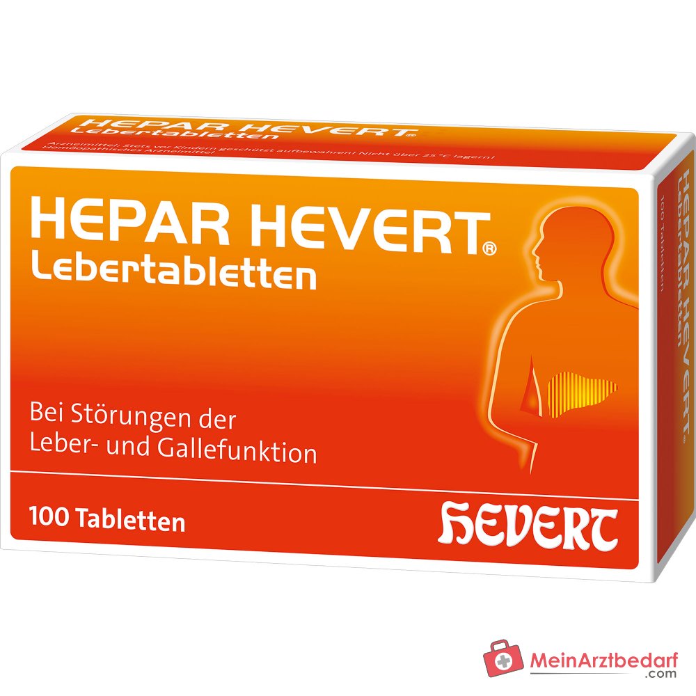 Hevert Hepar tabletki wątrobowe, 100 szt.