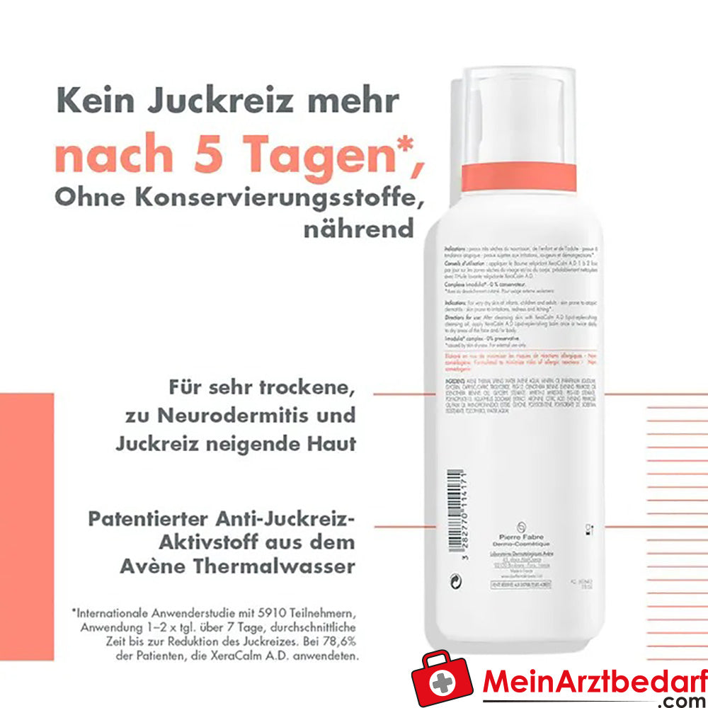 Avène XeraCalm A.D Balsam gegen Juckreiz und zur Pflege von Neurodermitis, 400ml.