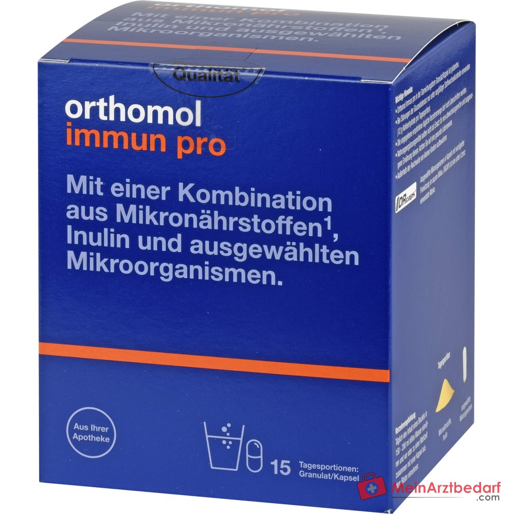 Orthomol Immun pro Granulat mit Kapseln, 15 St..