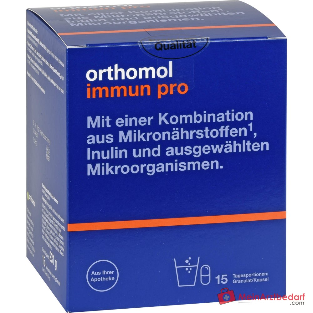 Orthomol Immun pro Granulat mit Kapseln, 15 St..