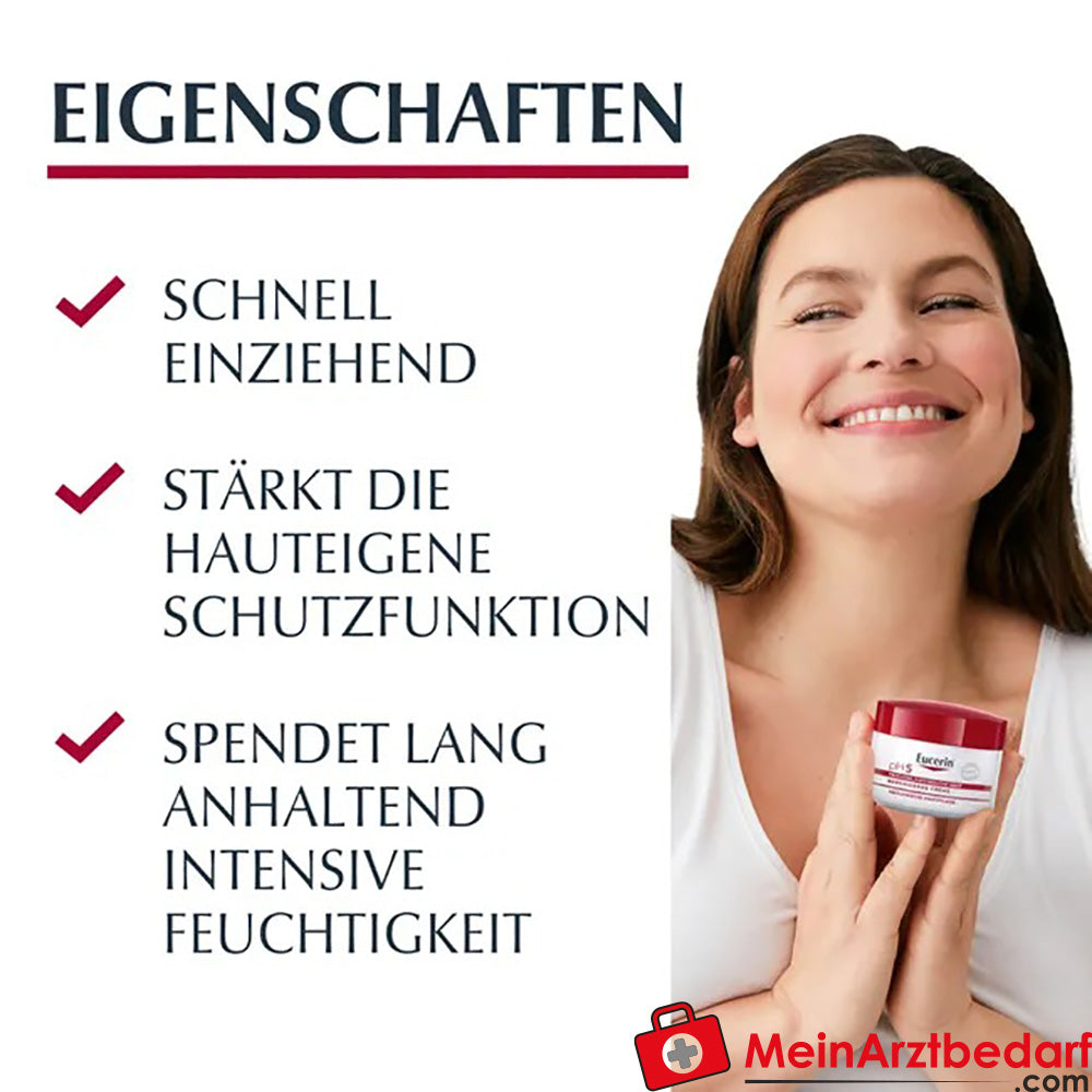 Eucerin® pH5 Creme – Beruhigende Hautpflege für strapazierte Haut, 75ml.