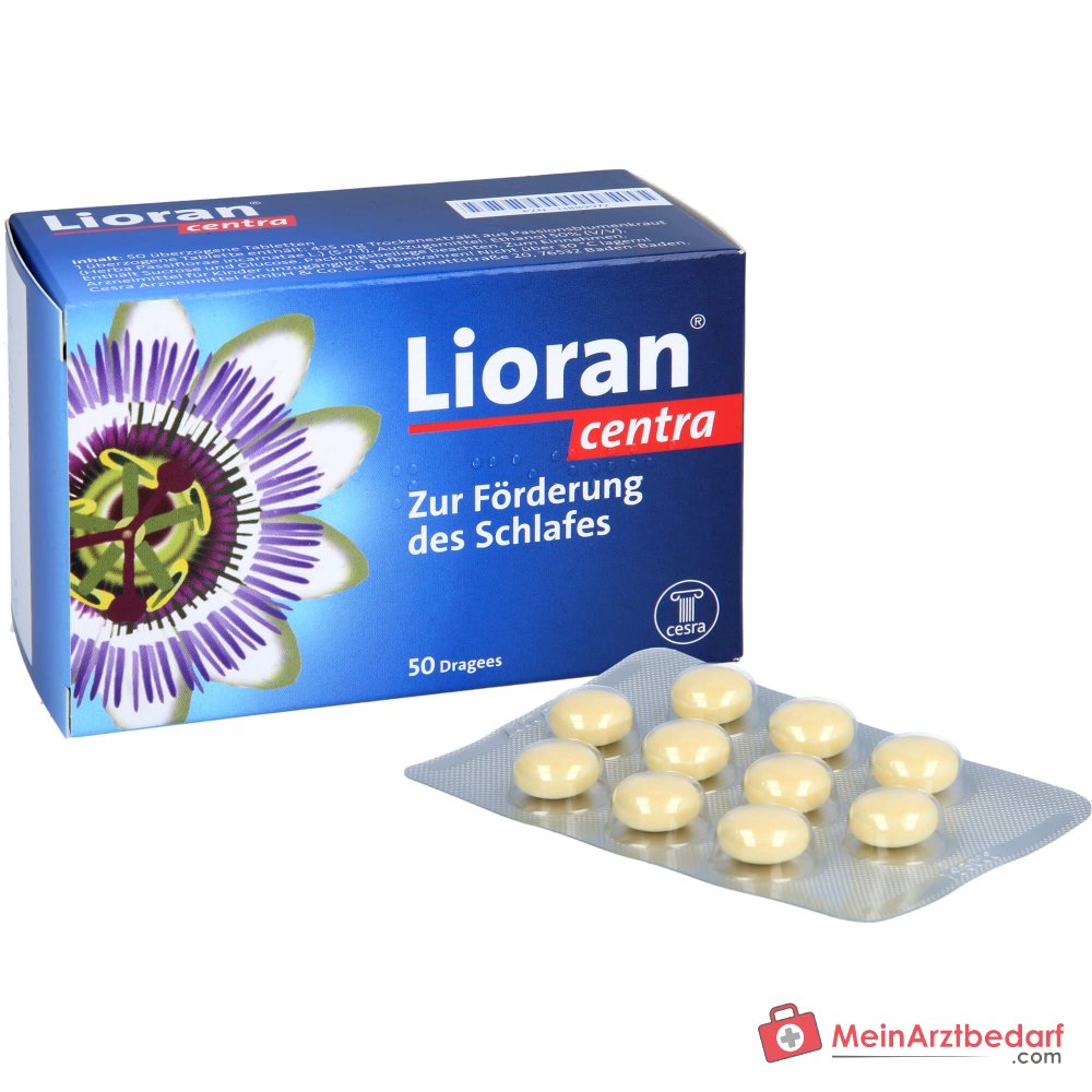 Lioran centra Passionsblumenkraut-Trockenextrakt überzogene Tabletten, 20 St.
