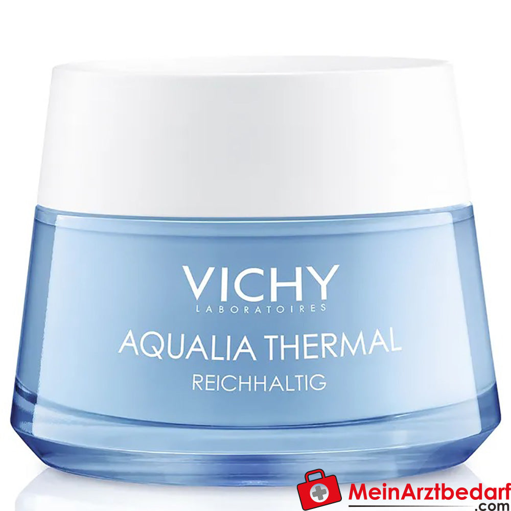 VICHY Aqualia Thermal Reichhaltige Creme Tiegel|Feuchtigkeitscreme für das Gesicht, 50ml.
