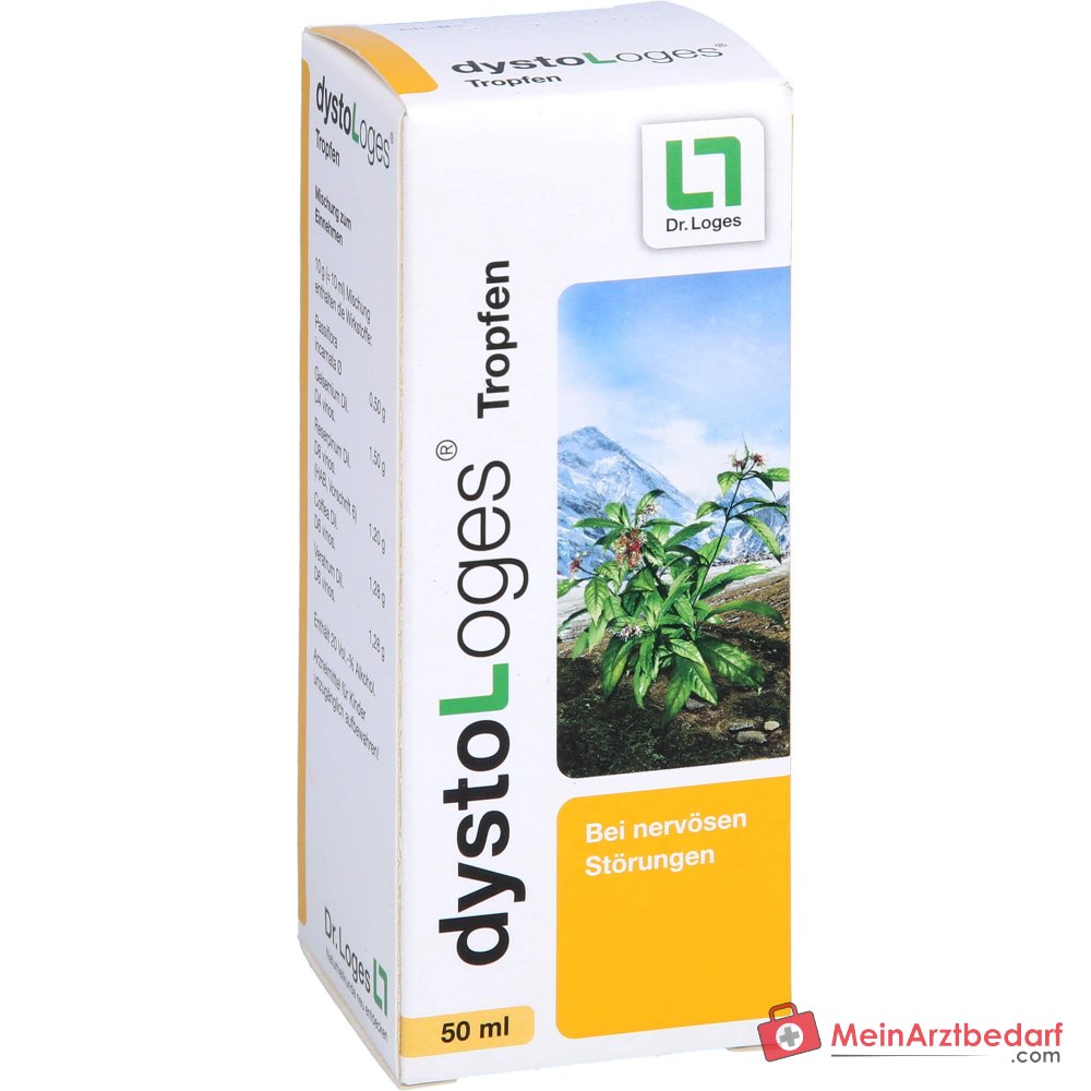 dystoLoges® gouttes médicament homéopathique pour la nervosité et les troubles de l'endormissement, 50 ml
