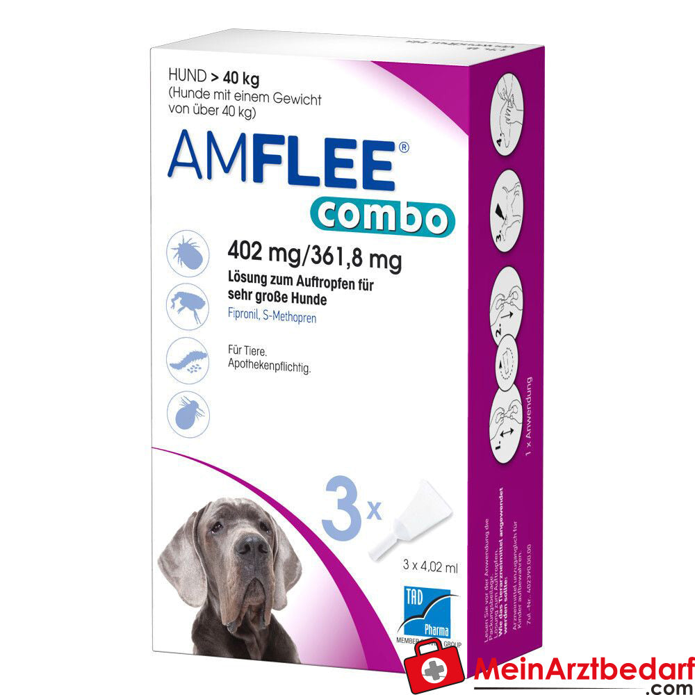 Amflee Combo Hund +40kg 3 St.