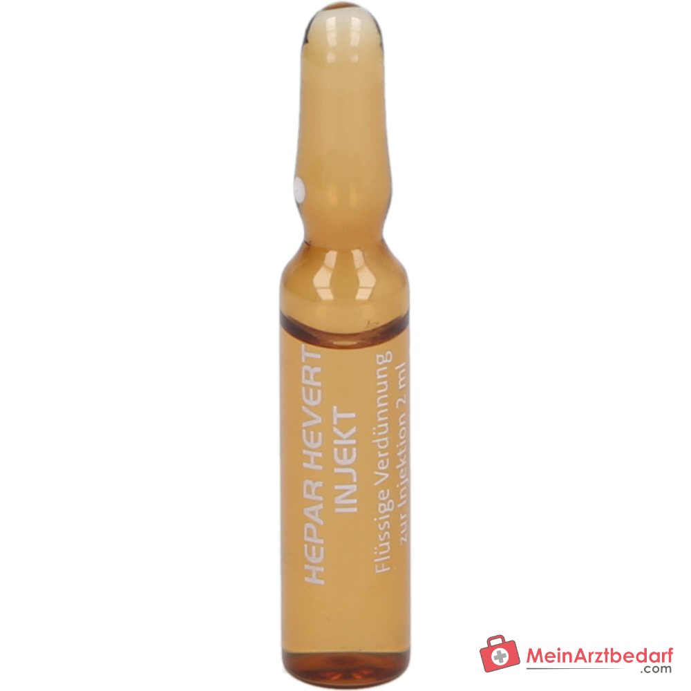 Ampułki Hevert Hepar Injekt, 100 sztuk