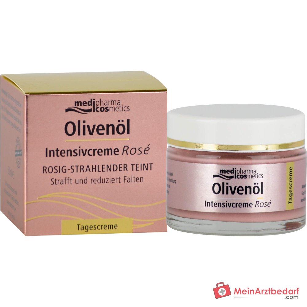 medipharma cosmetics Crema intensiva all'olio d'oliva Rosé crema giorno, 50 ml