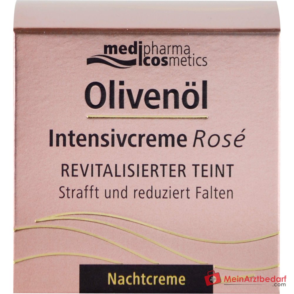 medipharma cosmetics Olijfolie Intensiefcrème Rosé Nachtcrème, 50 ml