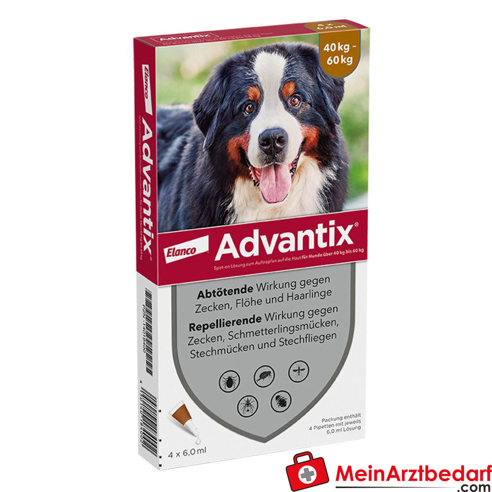 Advantix Spot-on Hund40-60 4X6.0 ml.