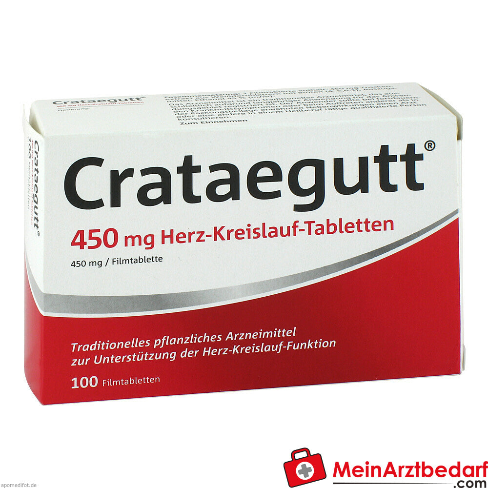 Crataegutt 450mg Herz-Kreislauf-Tabletten.