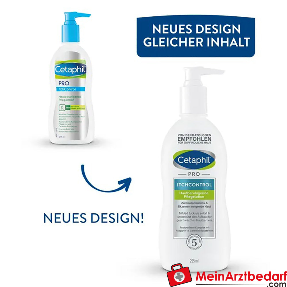 CETAPHIL PRO ItchControl|Hautberuhigende Pflegelotion, trockene, juckende Haut, 295ml.