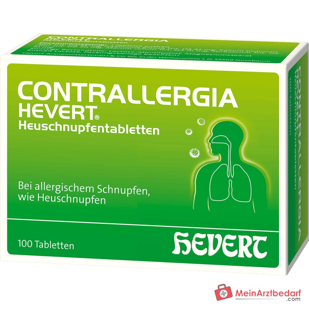 Hevert Contrallergia tabletki na katar sienny, 100 szt.