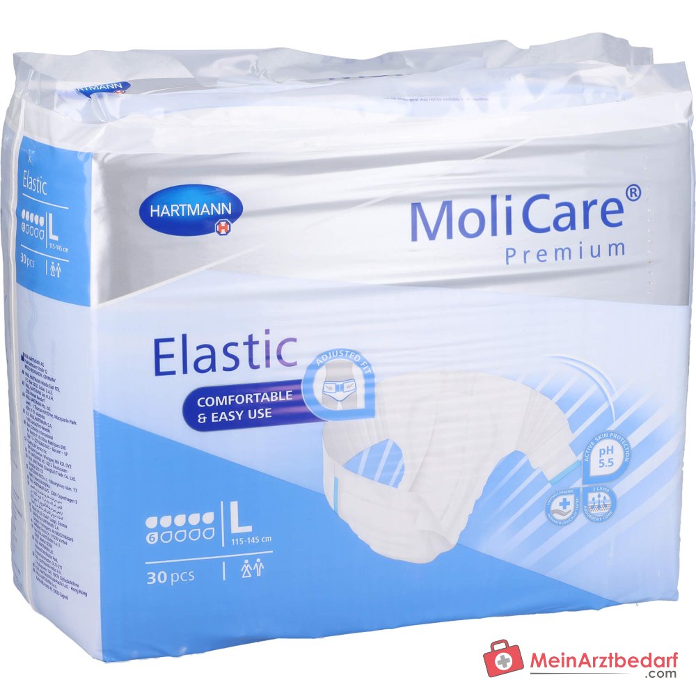 MoliCare Premium Elastic 6 gouttes slip d'incontinence taille L, 90 pcs.