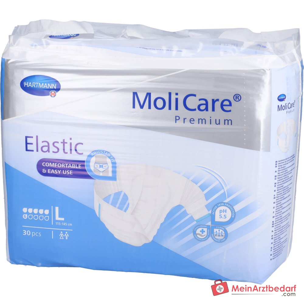 MoliCare Premium Elastic 6 gouttes slip d'incontinence taille L, 90 pcs.