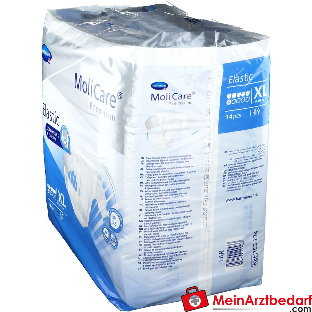 MoliCare® Premium Elastic 6 Tropfen Größe XL.